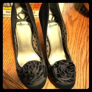 Fergie black heels